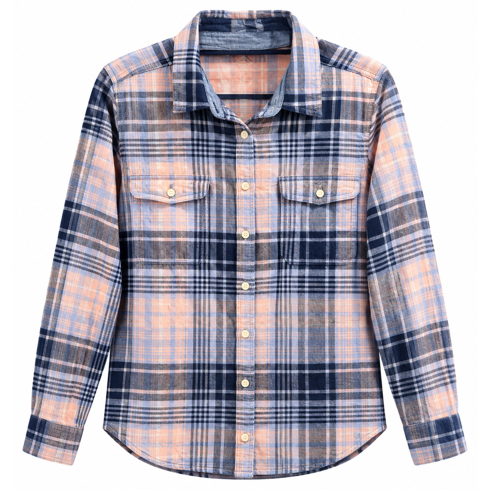 Jesus Take The Wheel Custom Upcycled Christian Plaid Shirt - Picture 2 of 2